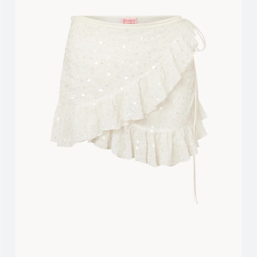 FLEURIE FRILL MINI SKIRT